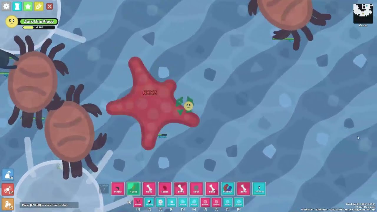 florr.io:How to go Crab Kingdom Area