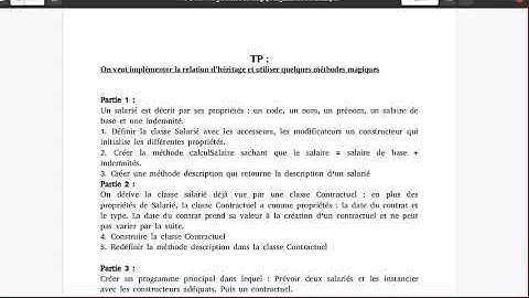 php vidéo 54 : La POO en php /  Relation d