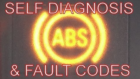 How to Fix the ABS. ABS Warning Light on? Self Diagnosis Test & Fault Codes. Turn Off ABS dash light