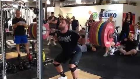 Dmitry Klokov - Squat with pause 250 kg at my 100th seminar