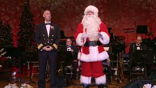 Santa stops by the Holiday Concert by United States Navy Band 5,671 views 5 months ago 1 minute, 52 seconds