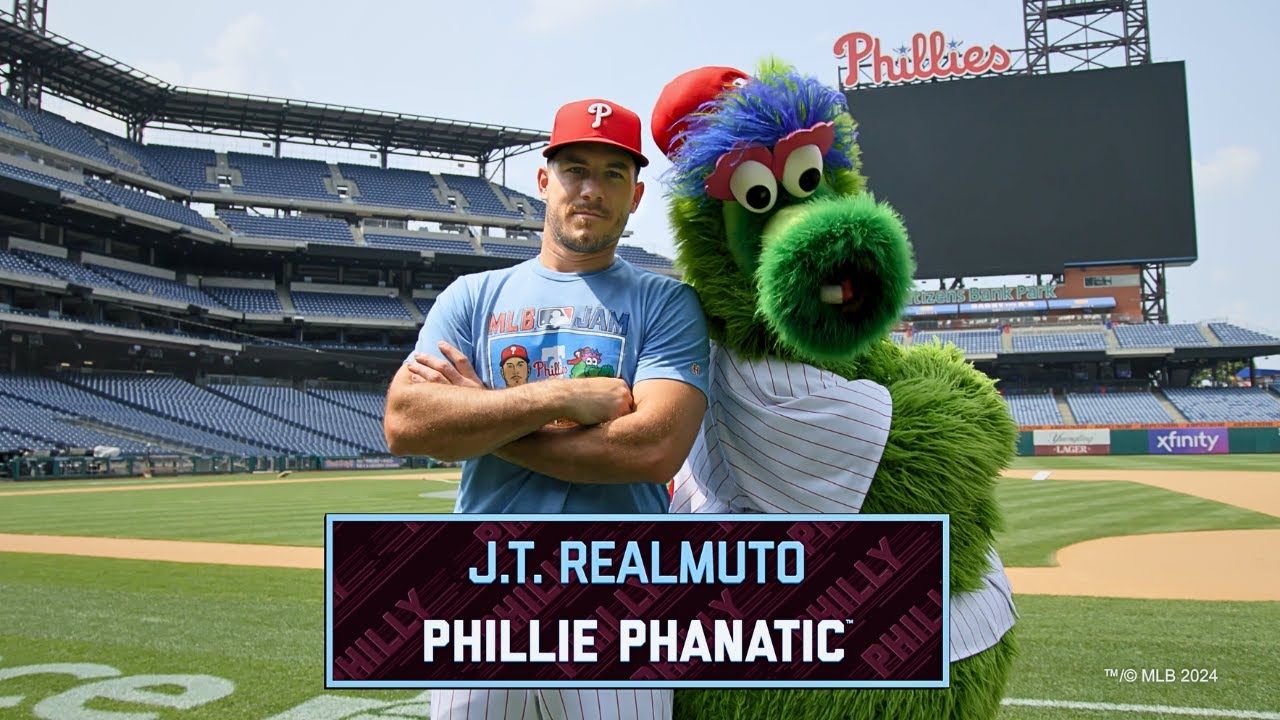 500 LEVEL J.T. Realmuto Shirt – Soft Cotton Baseball Fan Tee For Men & Women