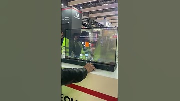 "transparent oled screen is pure futuristic magic! ✨ #oled #transparentdisplay #techshorts"