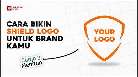 🔥 Cara Membuat LOGO PERISAI KEREN di CorelDRAW - MADRASAH DESAIN