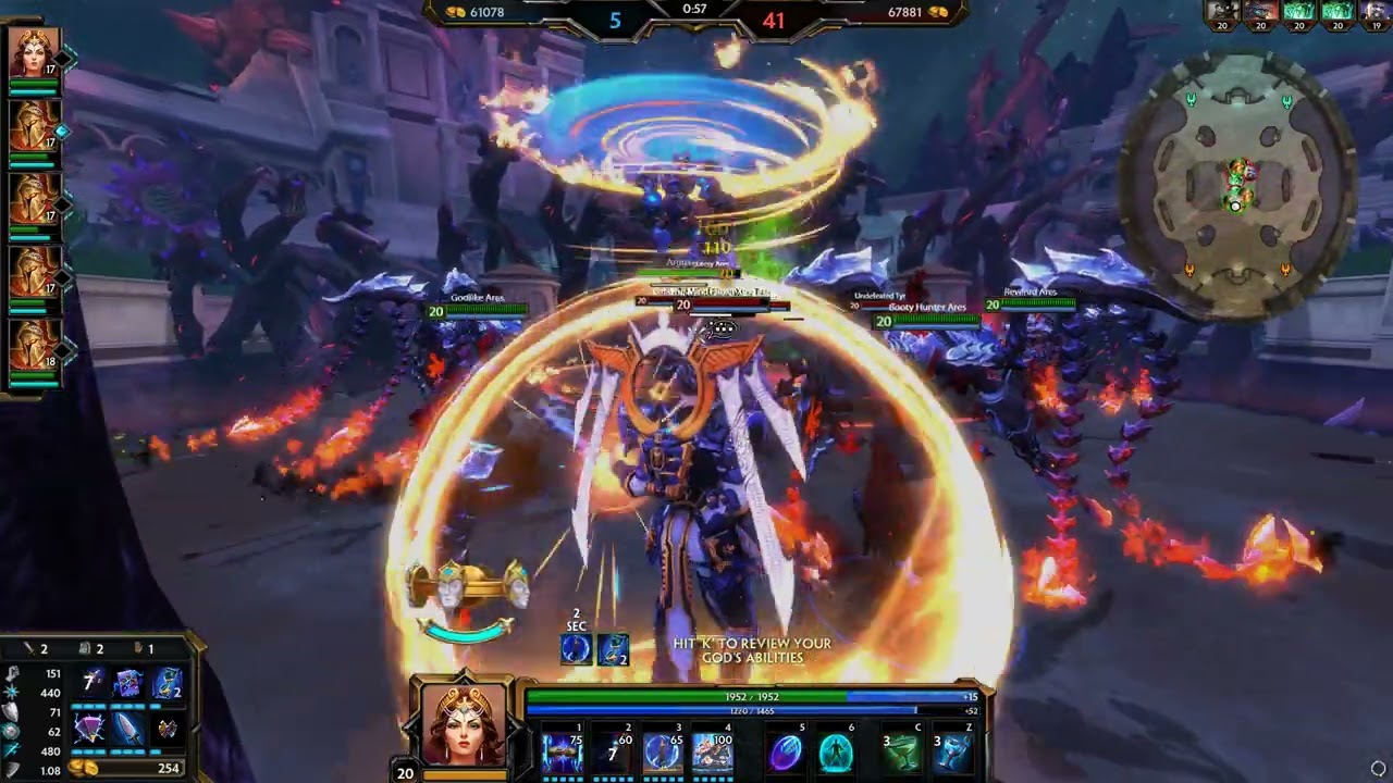 Smite Corrupted Arena Halloween Theme