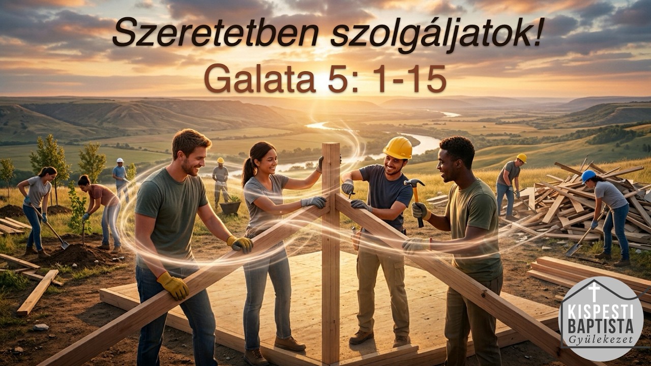 Szeretetben szolgáljatok! (Galata 5:1-15.) 2026.09.06. Istentisztelet (Pollák Dávid)