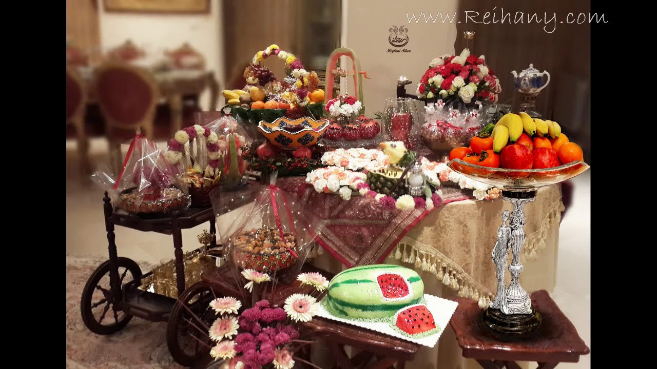سفره شب یلدا ساده و شیک