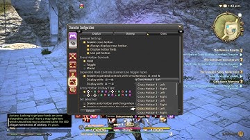 Final Fantasy 14 XIV Expanded Crossbar Controls Set Up Guide 8 - 16 extra actions!!