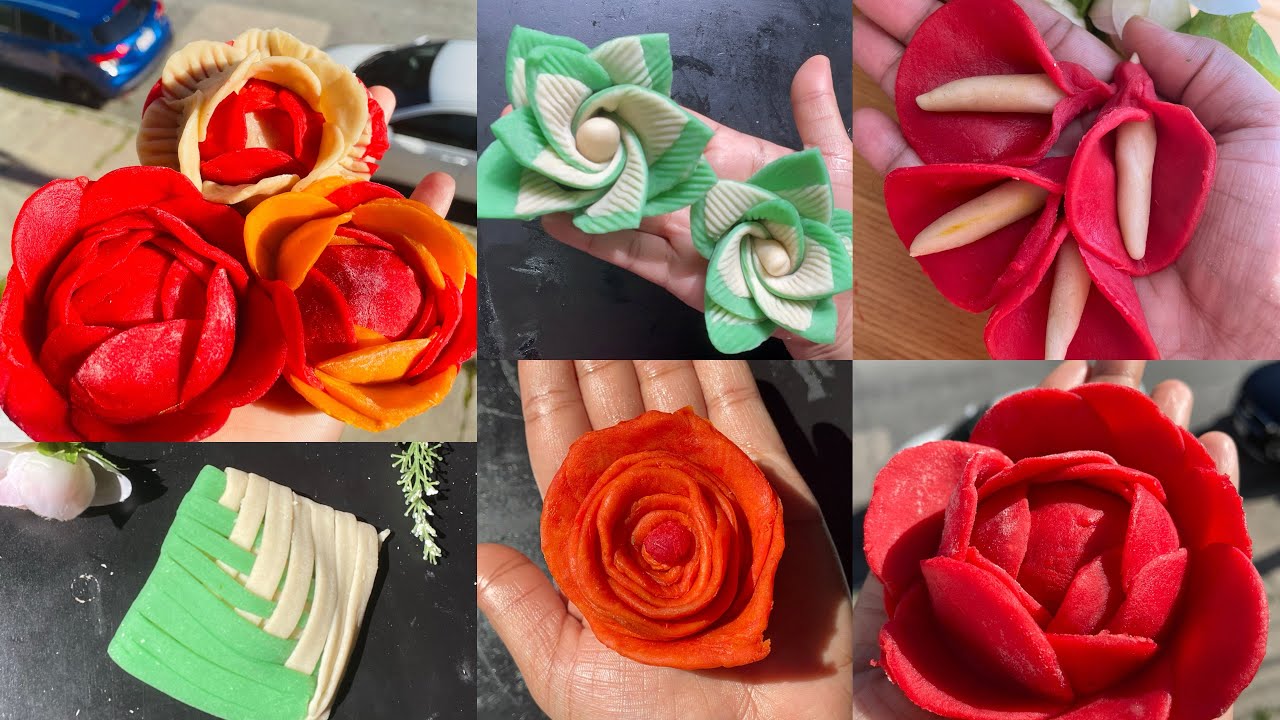 ভাইরাল সাতরকমের গোলাপ আর পিঠা ডিজাইন।