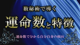 【数秘術】生年月日で分かる自分の特徴｜運命数から知る自分の特徴