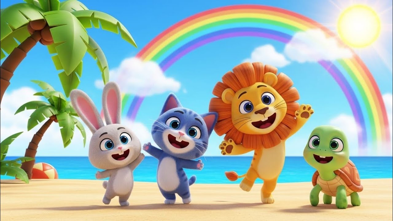 Animal Holiday Adventure 🏖️ | Fun Kids Cartoon Story | StarKids Toons!