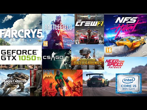 GTX 1050 Ti + i5-7400 Laptop || 13 Latest Games Tested
