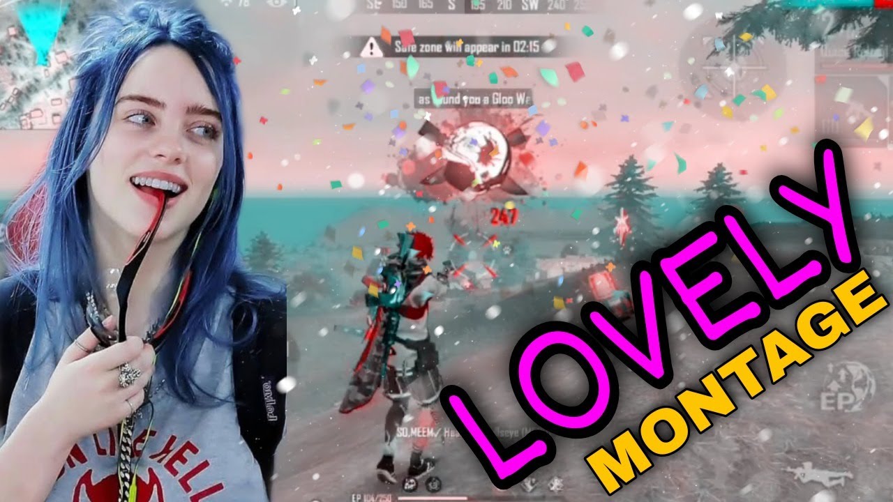 LOVELY-BILLIE EILISH || BEST FREEFIRE MONTAGE😢😢😢 ||mukstar games.