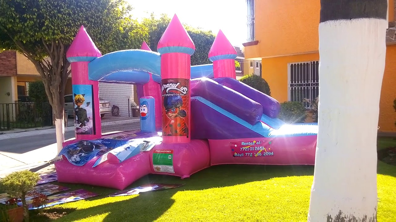 Miracoulos, Lol, Frozen, princesas, unicornios, brincolines para niñas