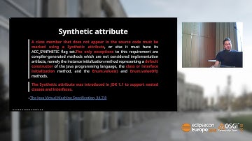 Bytecode Pattern Matching | EclipseCon Europe 2018