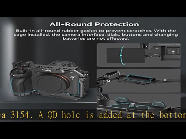 🎥 SmallRig Full Camera Cage for Sony Alpha 7R V / Alpha 7 IV / A7R IV / Alpha 7 S III / Alpha 1 - 366 — Video review, click xem trên YouTube