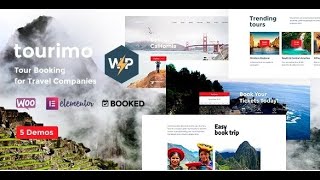 Tourimo – Tour Booking WordPress Theme 3.99 $ Only