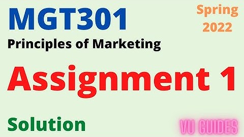MGT301 Assignment 1 Solution Spring2022 #vu #assignment #mgt301