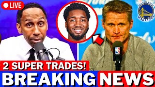 BIG ANNOUNCEMENT! 2 NBA SUPERSTARS TRADED TO THE WARRIORS! A BIG DEAL! GOLDEN STATE WARRIORS NEWS