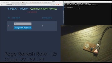 Serial Communication NodeJS Arduino || MAhmed.tech