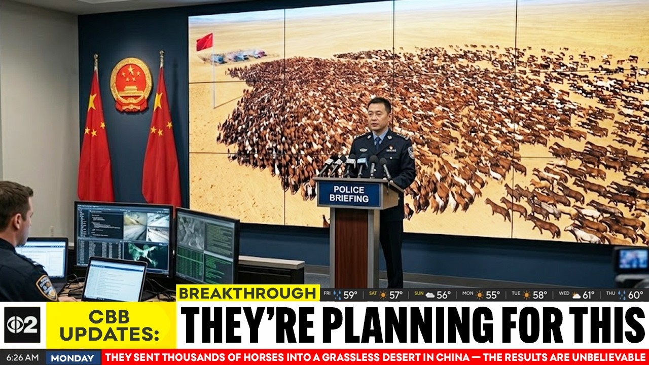 They Sent Thousands of Horses Into a Grassless Desert in China — The Results Are Unbelievable