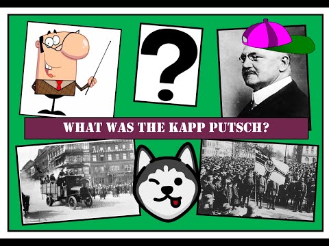 The Kapp Putsch (original footage)