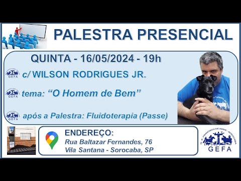Assista: Palestra Presencial - c/ WILSON RODRIGUES JR. (16/05/2024)