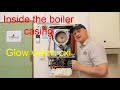 GLOW-WORM CXI COMBI FULL REVIEW AND STRIP  DOWN, inside the boiler casing glow worm cxi review