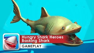 Hungry Shark Heroes Gameplay HD (Android) Got Basking Shark! screenshot 4