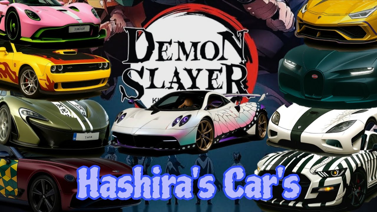 Anime Meets Horsepower:Demon Slayer Hashira Car Concept. ⚡🏎