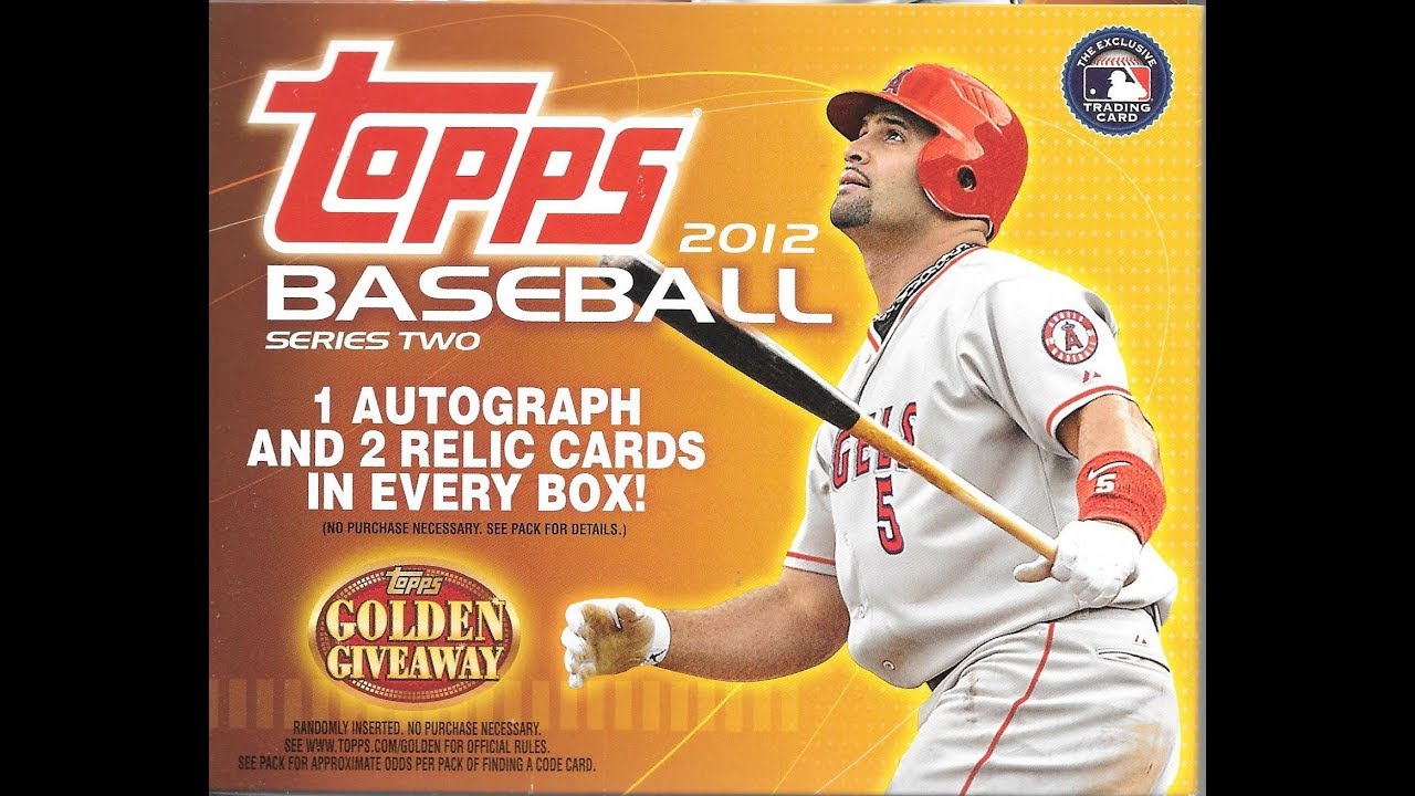 2012 Topps Baseball Series 2 Jumbo Box Break / 3 Hits