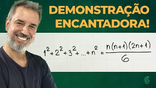 Uma demonstração ENCANTADORA para 1²+2²+3²+...+n² = n(n+1)(2n+1)/6