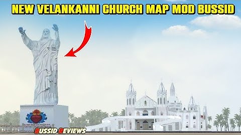 🎀🤩NEW VELANKANNI CHURCH MAP MOD BUSSID🔥😎
