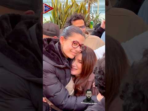 عناق ماجد الكدواني وغادة عادل في آخر يوم تصوير في فيلم فيها ايه يعني