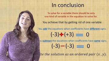 5.3 Solving a system of linear equations by elimination