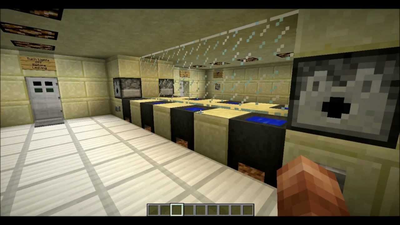  Minecraft  Bathroom  YouTube