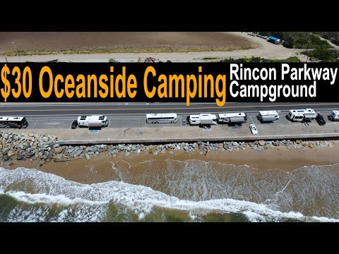 Video: Doheny State Beach Camping - pie okeāna, Dana Point CA