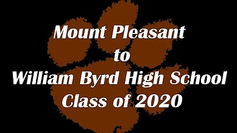 Mount Pleasant-William Byrd Senior Class of 2020