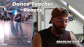Dance Teacher Reacts to Deborah & Douglas Barcelona Zouk World 2025 #brazilianzouk