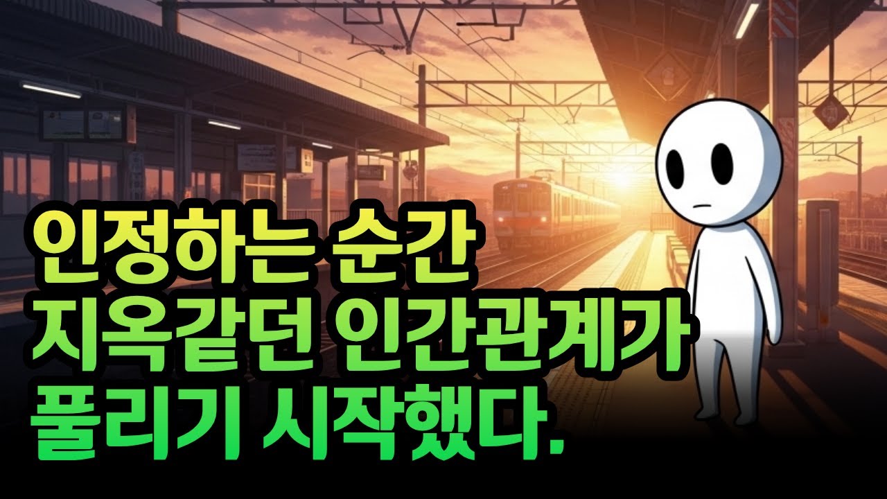 인정하는 순간, 지옥 같던 인간관계가 풀리기 시작했다.