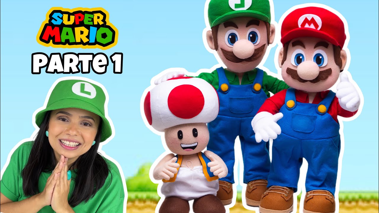 Como fazer Mario Bros em Feltro - Parte1 | Monique Rangel