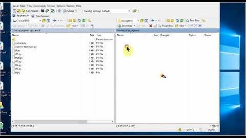 raspberry pi   exchange files with host by winscp