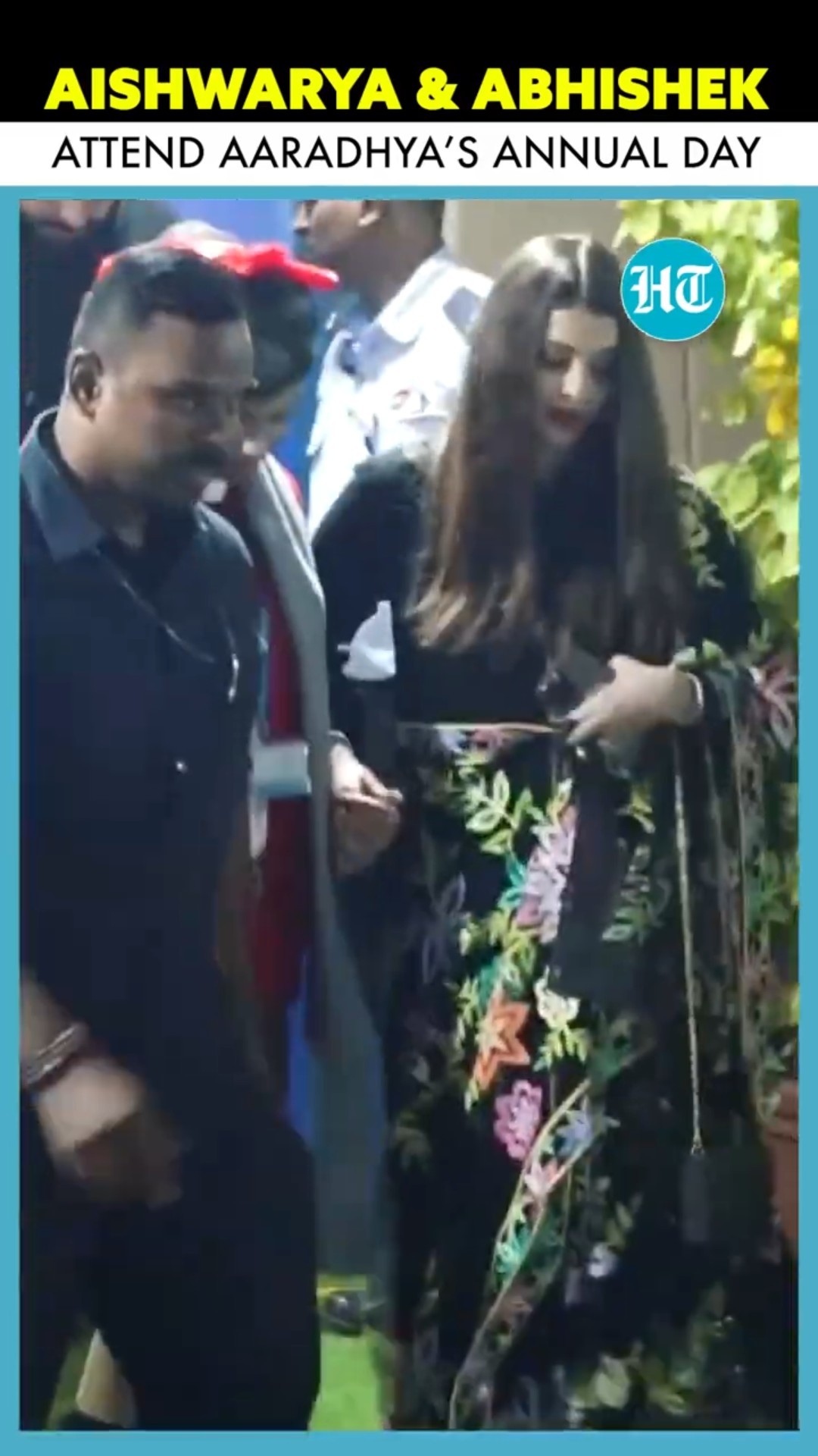 Aishwarya \u0026 Abhishek cheer for daughter Aaradhya At Dhirubhai Ambani International School In Mumbai