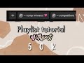 Tiktok playlist tutorial without 50k  ios  android  aesthetic with keshia