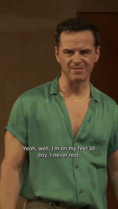 'What do you expect me to do but get old' Vanya, with Andrew Scott #theatre #art #shorts