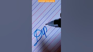 Cursive writing || Dipti name status video