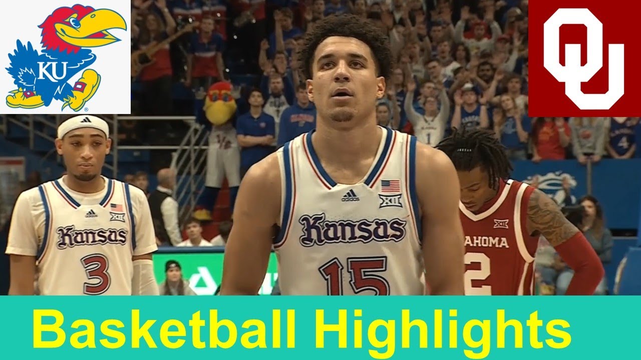 9 Oklahoma vs 3 Kansas Basketball Game Highlights, Jan 13 2024 YouTube