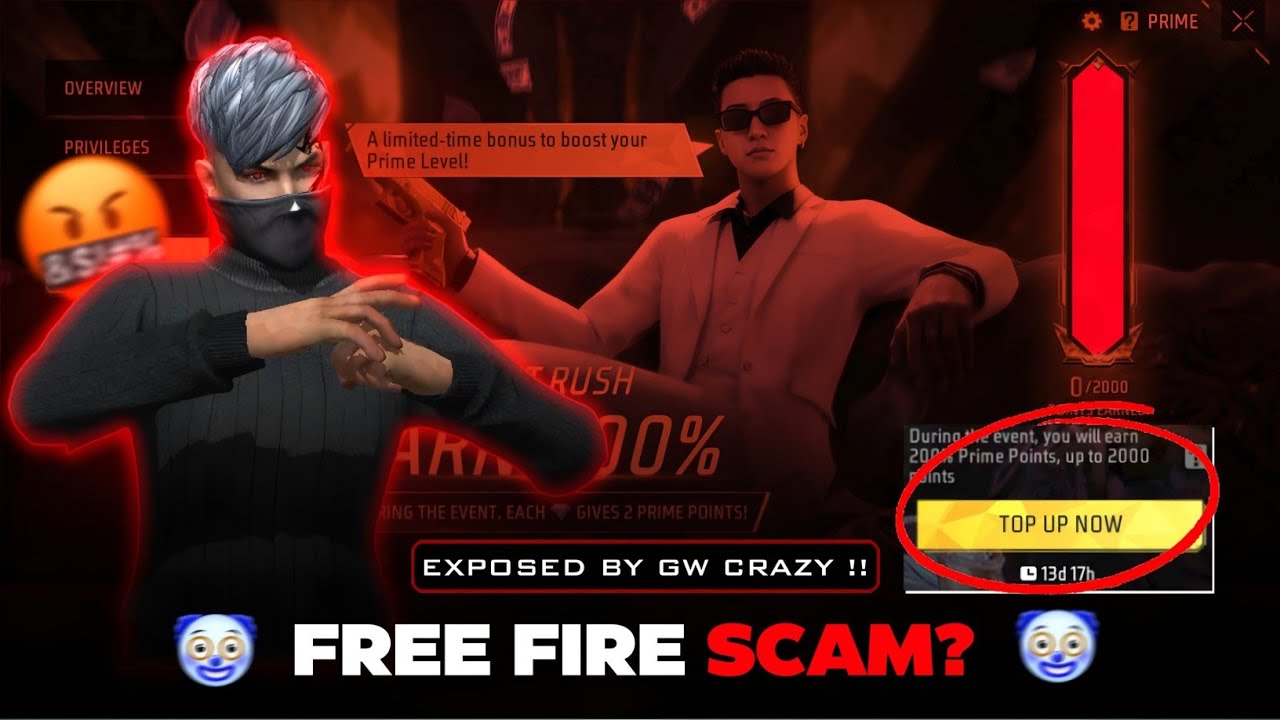 FREE FIRE SCAM 💔 EXPOSE 🤡 ||Gamingwithcrazy