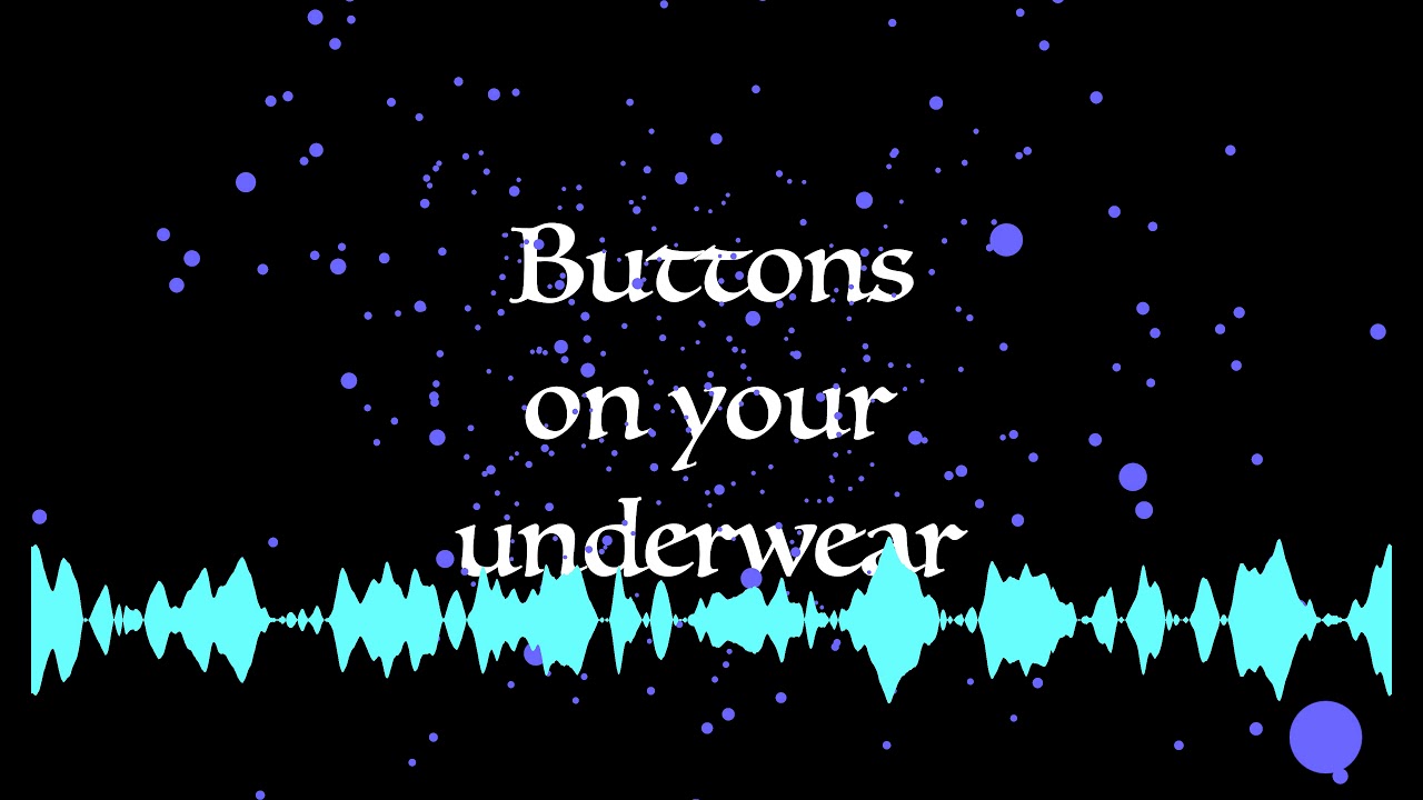 buttons on your underwear (Original composition) YouTube