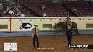 2022 Ford AQHYA World 13-&-Under Western Pleasure